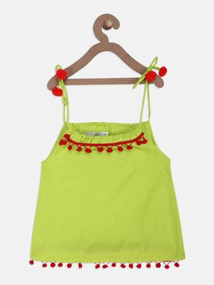 Green Infant Adjustable Cotton Jhabla 1
