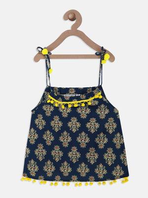 Indigo Infant Adjustable Cotton Jhabla 2