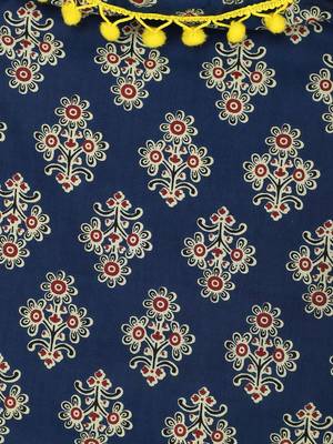 Indigo Infant Adjustable Cotton Jhabla 3