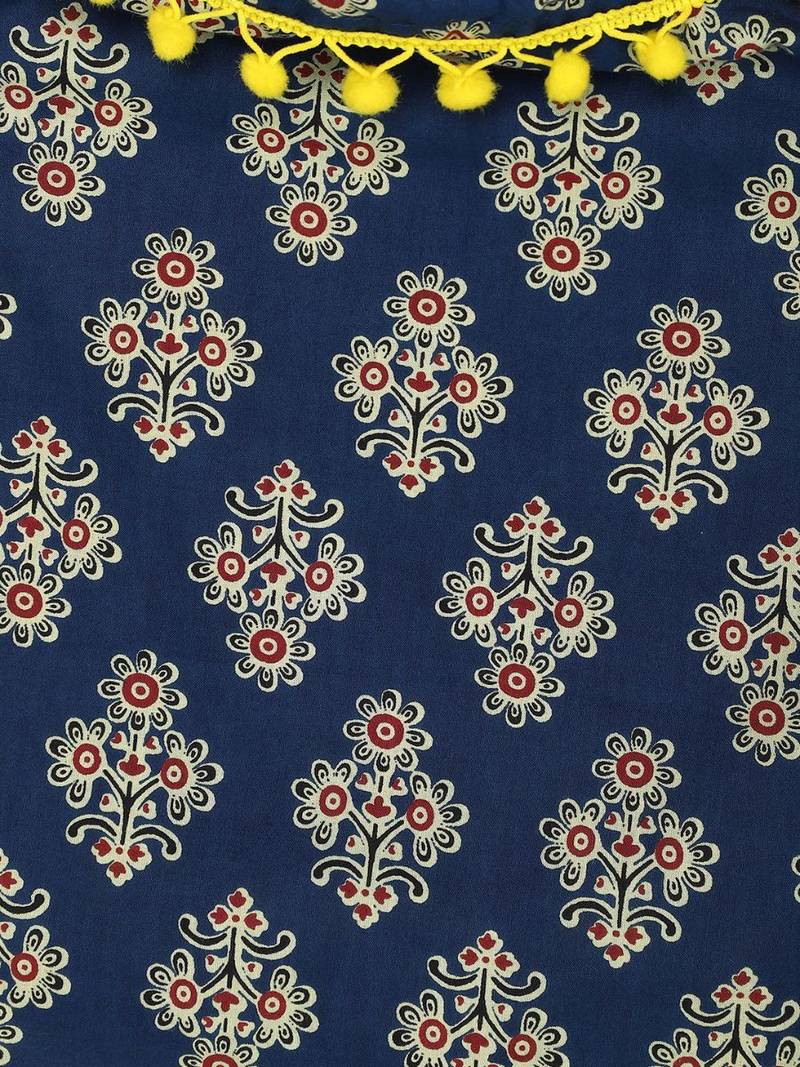 Indigo Infant Adjustable Cotton Jhabla