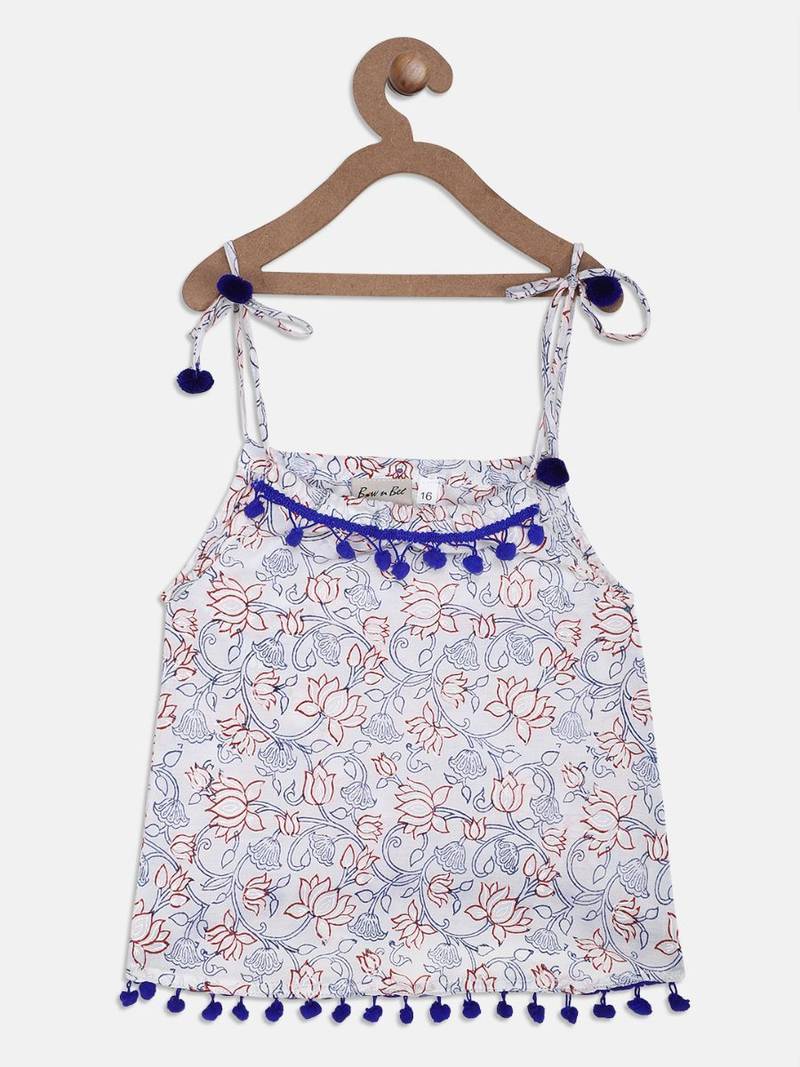 White Infant Adjustable Cotton Jhabla