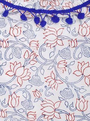 White Infant Adjustable Cotton Jhabla 3
