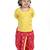 Yellow Front Open Full Sleeve Infant Dhoti Kurta