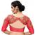 Gajari Embriodered Phantom Silk Designer Blouse Piece.