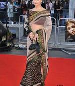 Aishwarya rai Black and White Heavy saree with blouse