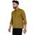 Green plain rayon men-kurtas