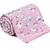 Pink Be Wangle Floral Printed Reversible Single Bed Dohar AC Blanket