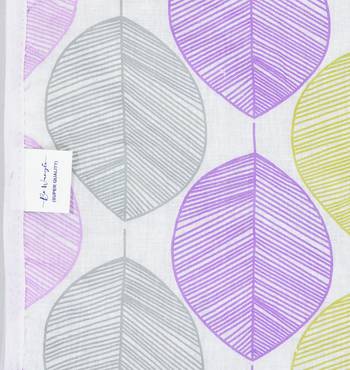 Purple Be Wangle Leaves Printed Reversible Double Bed Dohar AC Blanket 2