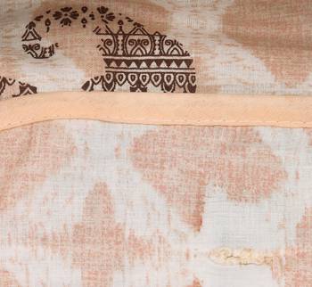 Orange Be Wangle Traditional Printed Reversible Single Bed Dohar AC Blanket 4