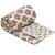 White Be Wangle Floral Printed Reversible Double Bed Dohar AC Blanket