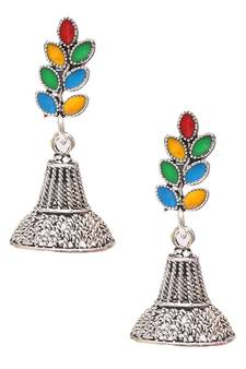 Multicolour oxidised earrings