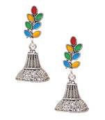 Multicolour oxidised earrings