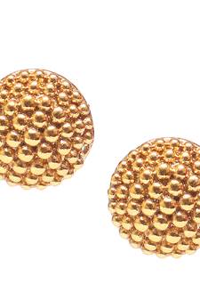 Golden tops earrings