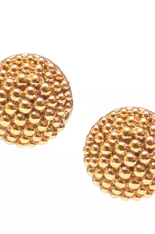 Golden tops earrings