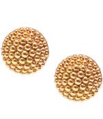 Golden tops earrings