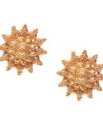 Golden tops earrings
