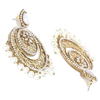 White pearl chandbali 3