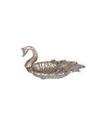 Metal Duck Shaped Dry Fruit Tray for Dining Table Decoration (Silver)