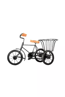 Table Top Cycle Rickshaw Showpiece Wrought Iron Docor