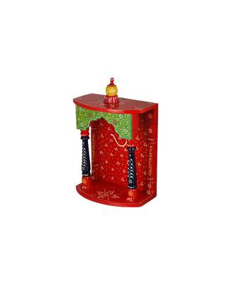 Wooden Puja Temple for Religious Decor 1