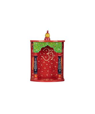 Wooden Puja Temple for Religious Decor 2