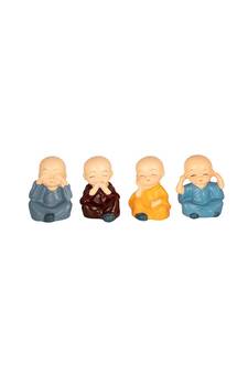 Decorative Polyresin Baby Monks Idol Figurine Statue Showpiece Set of 4