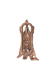 Handcrafted Wall Hanging White Metal God Tirupati Balaji