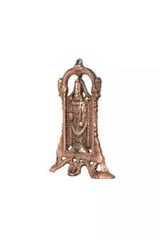 Handcrafted Wall Hanging White Metal God Tirupati Balaji