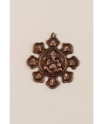 9 Variants of Lord Ganesha Metal Wall Hanging 2