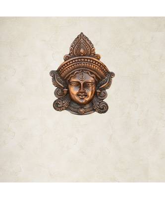 Goddess Durga Metal Wall Hanging 2