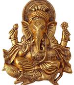 Metal Ganesh Idol Statue Wall Hanging for Home Decor Wall Decor