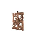 silver arts multicolor lord ganesha swastik wall hanging