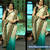 Bhagyashree Patwardhan White and Blue Heavy saree with blouse