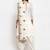White phulkari chanderi silk salwar