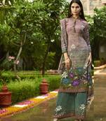 Multicolor digital print crepe salwar