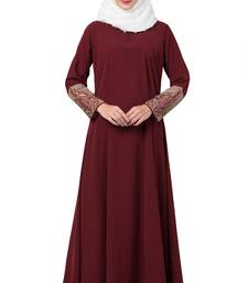 MRC Women A- Line Embroidered abaya  