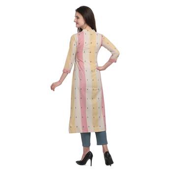 Pink embroidered cotton cotton-kurtis 3