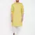 Yellow woven pure cotton men-kurtas