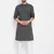 Grey plain pure cotton men-kurtas