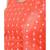 Women's Peach Cotton Readymade Free Size Saree Blouse