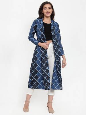 Blue printed cotton cotton-tops 1