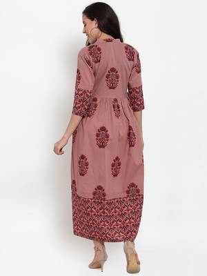 Indibelle Purple printed cotton cotton-tops 3