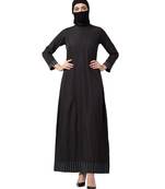 Musheco  Abaya With Striped Border