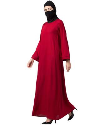 Musheco Rayon Cotton Abaya 3