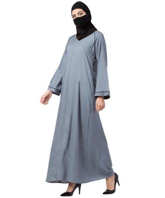 Musheco Rayon Cotton Abaya 3