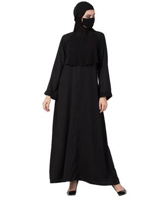 Musheco Abaya With Extra Layer On Yoke 2