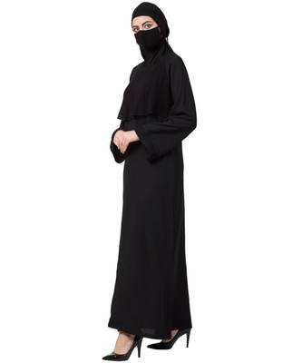 Musheco Abaya With Extra Layer On Yoke 3