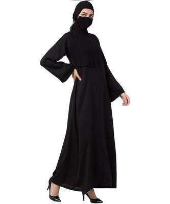 Musheco Abaya With Extra Layer On Yoke 5