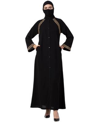 Musheco Abaya With Lacework 1