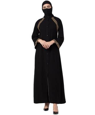 Musheco Abaya With Lacework 2